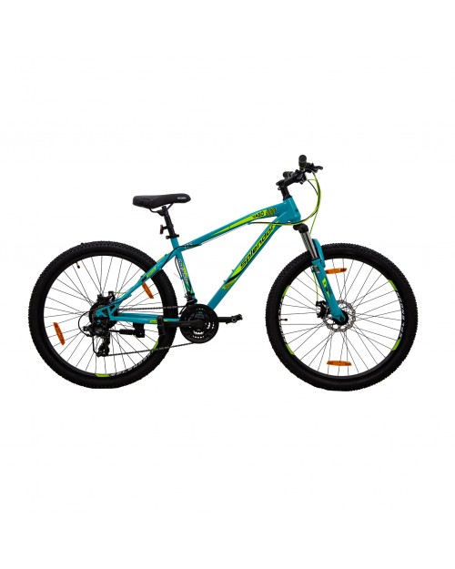 Bicicleta MTB-HT 27,5"Splendor, cadru otel 18", manete secventiale, frane disc, 21 viteze, albastru