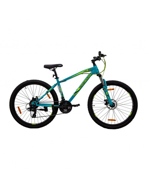 Bicicleta MTB-HT 29" Splendor, cadru otel 18", manete secventiale, frane disc, 21 viteze, Albastru