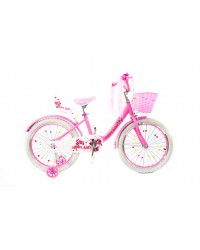 Bicicleta copii 20" Happy Baby, roz, varsta 7-10 ani