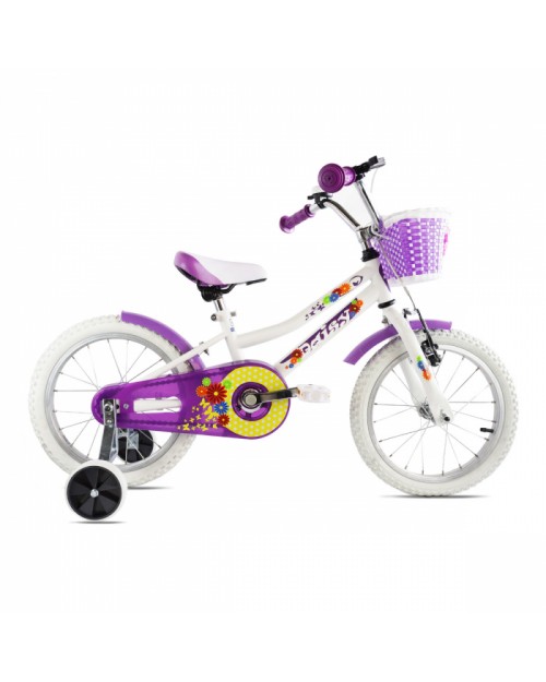 Bicicleta Copii DHS 1602 Alb