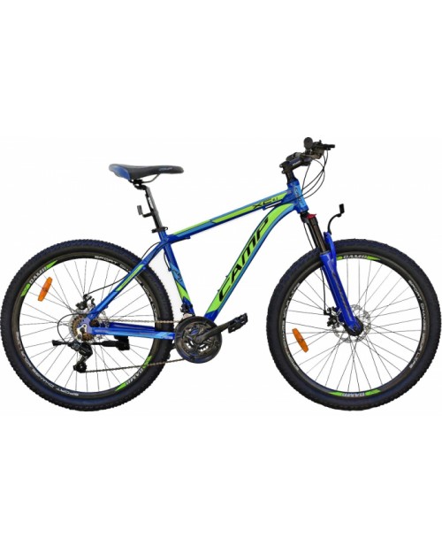 Bicicleta MTB-HT 29" FIVESTARS Camp XC 4.2, cadru aluminiu 18", manete secventiale, frane disc, 21 viteze, albastru
