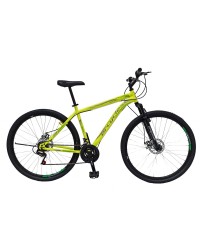 Bicicleta MTB-HT 29″ BR One, cadru otel 19″, frane disc, 18 viteze, verde