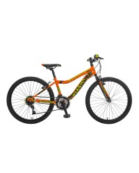 Bicicleta Copii Booster Plasma - 24 Inch, 3 x 6 Viteze, Portocaliu