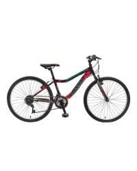 Bicicleta Copii Booster Plasma - 24 Inch, Negru-Roz