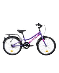 Bicicleta Copii Colinelli COL02, 1 Viteze, Cadru Otel, Marimea 230 mm, Roti 20 inch, Frane V - Brake, Culoare Mov