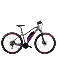 Bicicleta Electrica Afisport C17 - 28 Inch, M-L, Gri-Mov