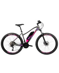 Bicicleta Electrica Afisport W17 - 27.5 Inch, S-M, Gri-Mov
