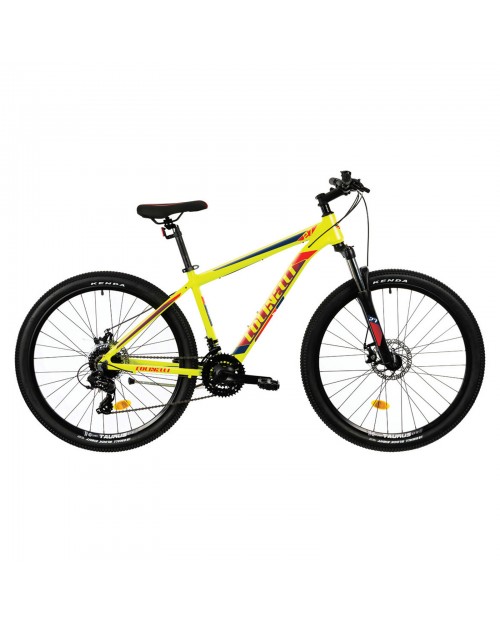 Bicicleta MTB Colinelli COL25, Schimbator Shimano ST-EF500 EZ-FIRE PLUS, 24 Viteze, Cadru Aluminiu, Marimea S, Roti 27.5 inch, Frane pe Disc, Culoare Verde