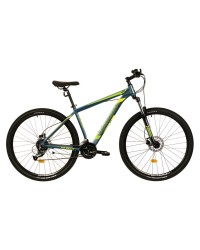 Bicicleta MTB Colinelli COL27, Marimea M, 29 inch, Verde, Schimbator Shimano Altus, 24 Viteze, Cadru Aluminiu, Frane pe Disc
