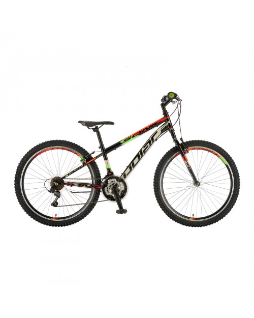 Bicicleta Mtb Polar Sonic - 26 Inch, Negru-Portocaliu-Alb