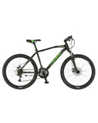Bicicleta Mtb Polar Wizard 2.0 - 26 inch, M-L, Negru-Verde