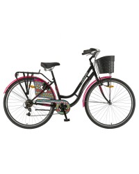 Bicicleta Oras Polar Grazia 6s - 28 inch, L, Negru