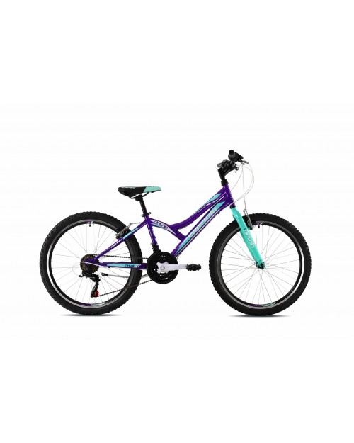 Bicicleta Capriolo 24 Diavolo 400 violet turquise
