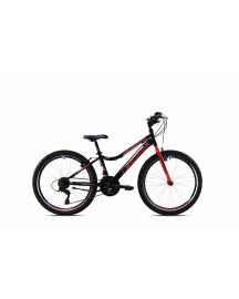 Bicicleta Capriolo 24 Diavolo DX black red 13