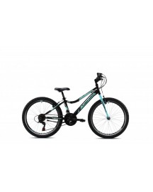 Bicicleta Capriolo 24 Diavolo DX black-turquise 13