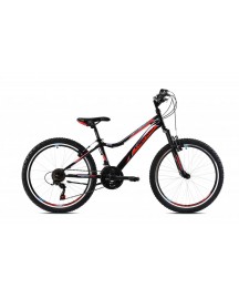 Bicicleta Capriolo 24 Diavolo DX FS black red 13