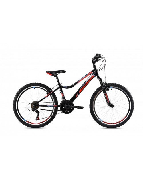 Bicicleta Capriolo 24 Diavolo DX FS black red 13
