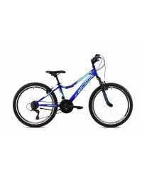 Bicicleta Capriolo 24 Diavolo DX FS blue turcoaz 13