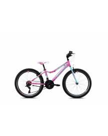 Bicicleta Capriolo 24 Diavolo DX pink-turquise 13