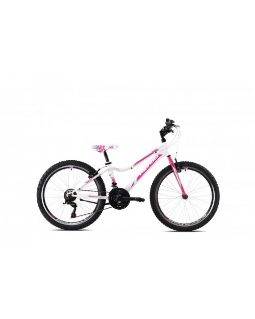 Bicicleta Capriolo 24 Diavolo DX white-pink 13