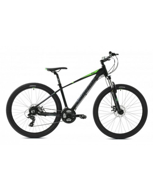 Bicicleta Capriolo Exid 27.5 AL black-green-glossy 16