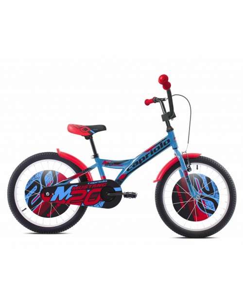 Bicicleta Capriolo Mustang blue black red 20