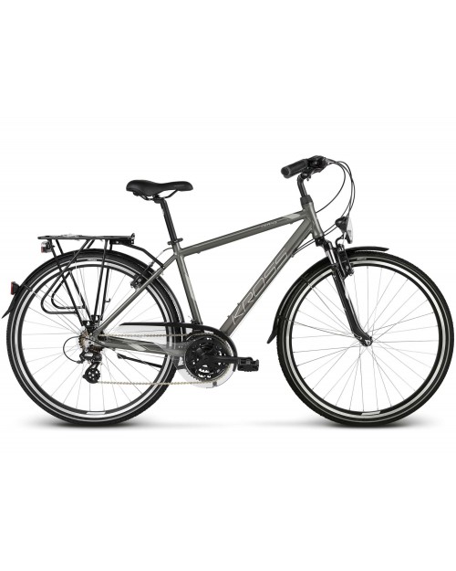 Bicicleta Kross Trans 2.0 28 S graphite-grey-silver-glossy