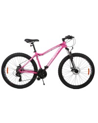 Bicicleta mountainbike dama Omega Camille 27.5  , cadru 44cm, roz alb