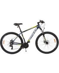 Bicicleta mountainbike Omega Thomas 29  , cadru 49 cm, albastru galben alb